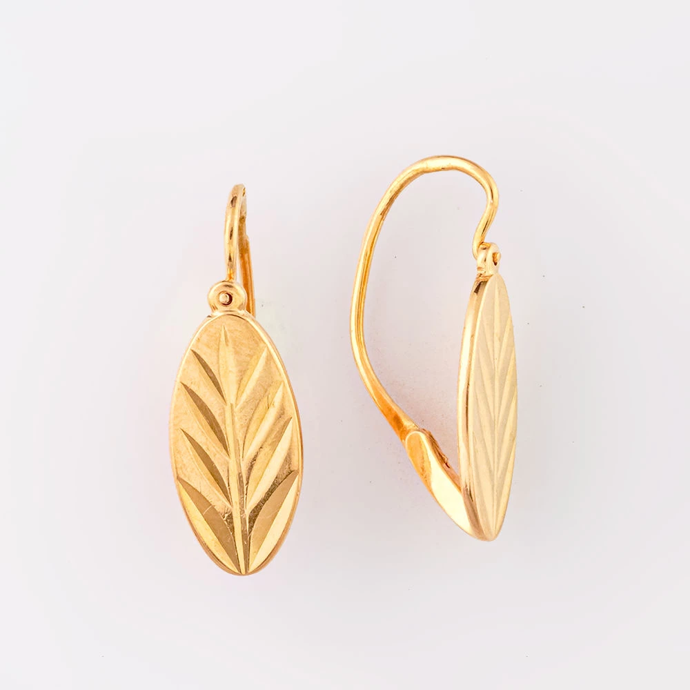 Серьги из красного золота 583 пробы