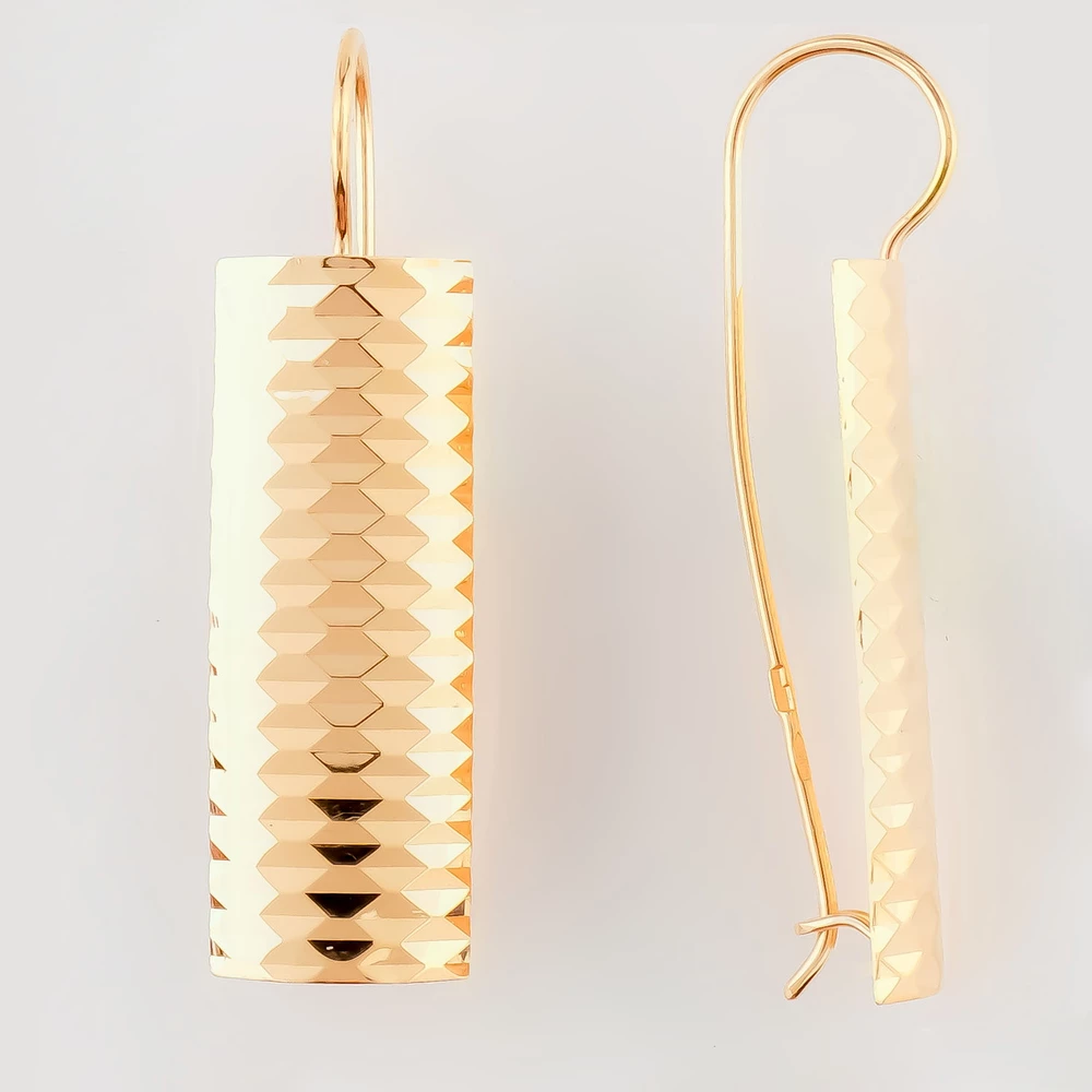 Серьги из красного золота 585 пробы