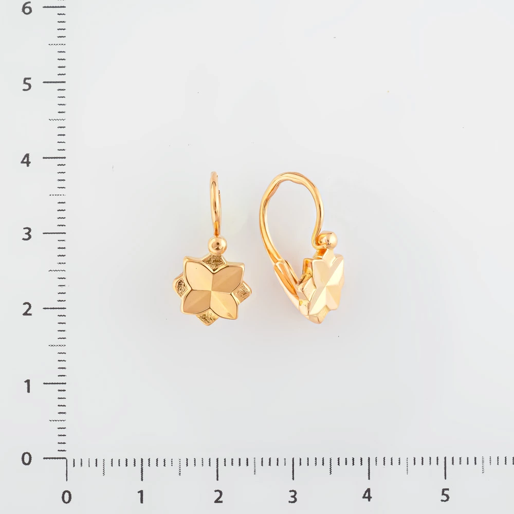 Серьги из красного золота 583 пробы