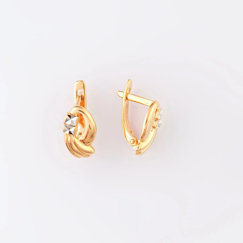 Серьги из красного золота 585 пробы