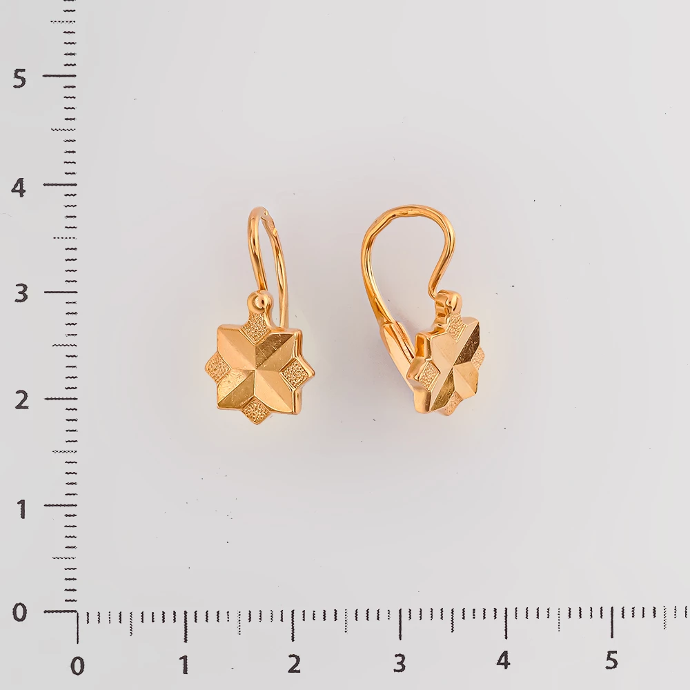 Серьги из красного золота 583 пробы
