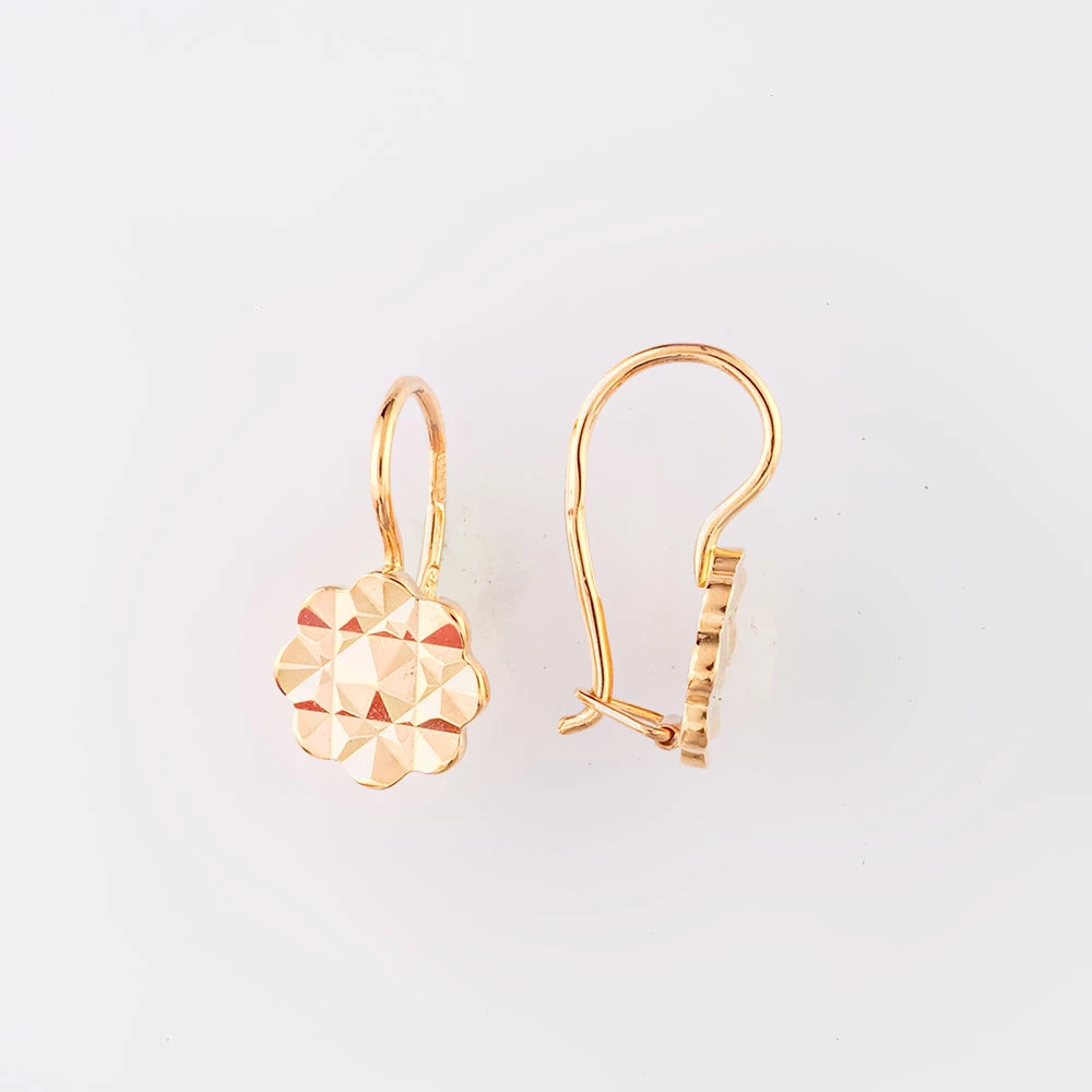 Серьги из красного золота 583 пробы