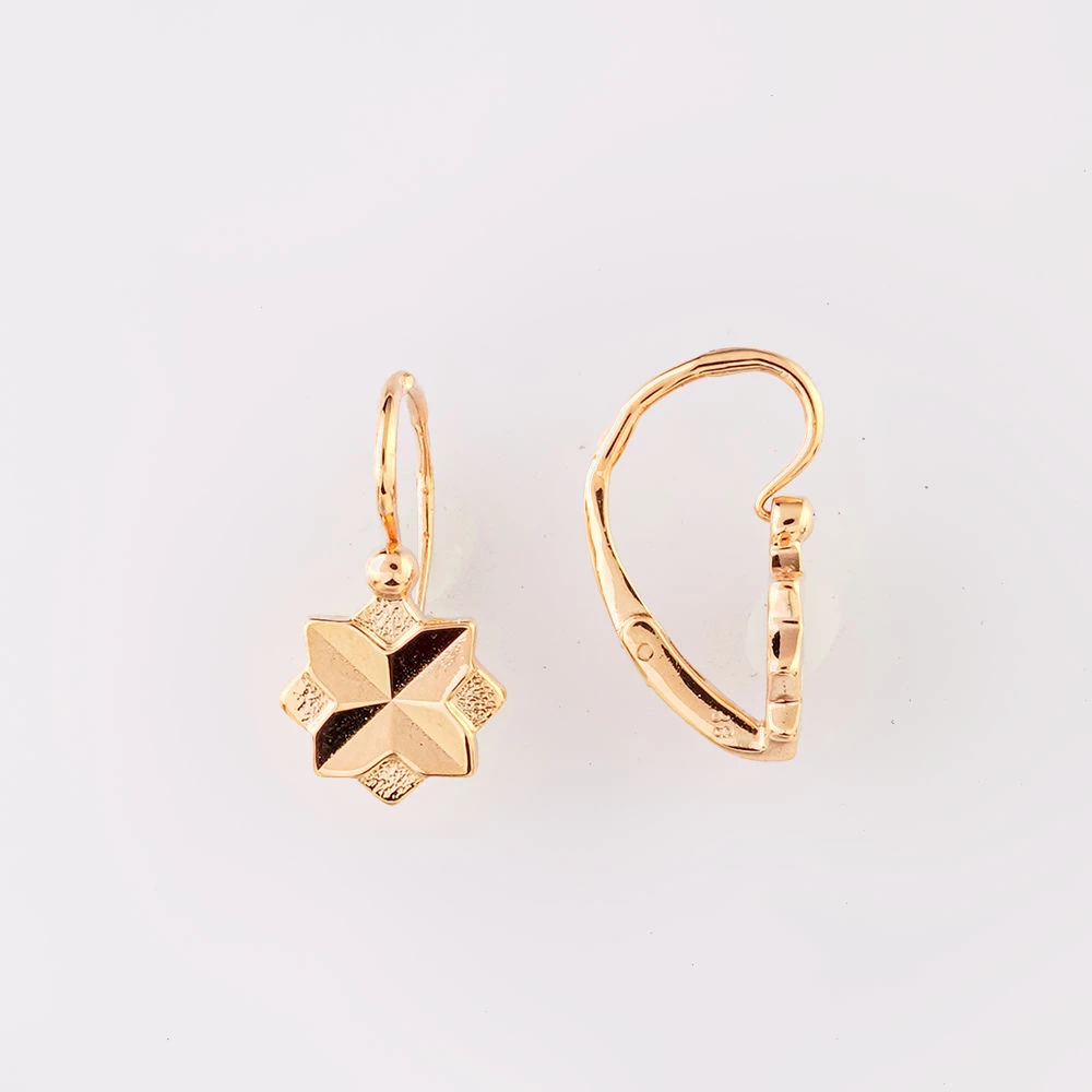 Серьги из красного золота 583 пробы