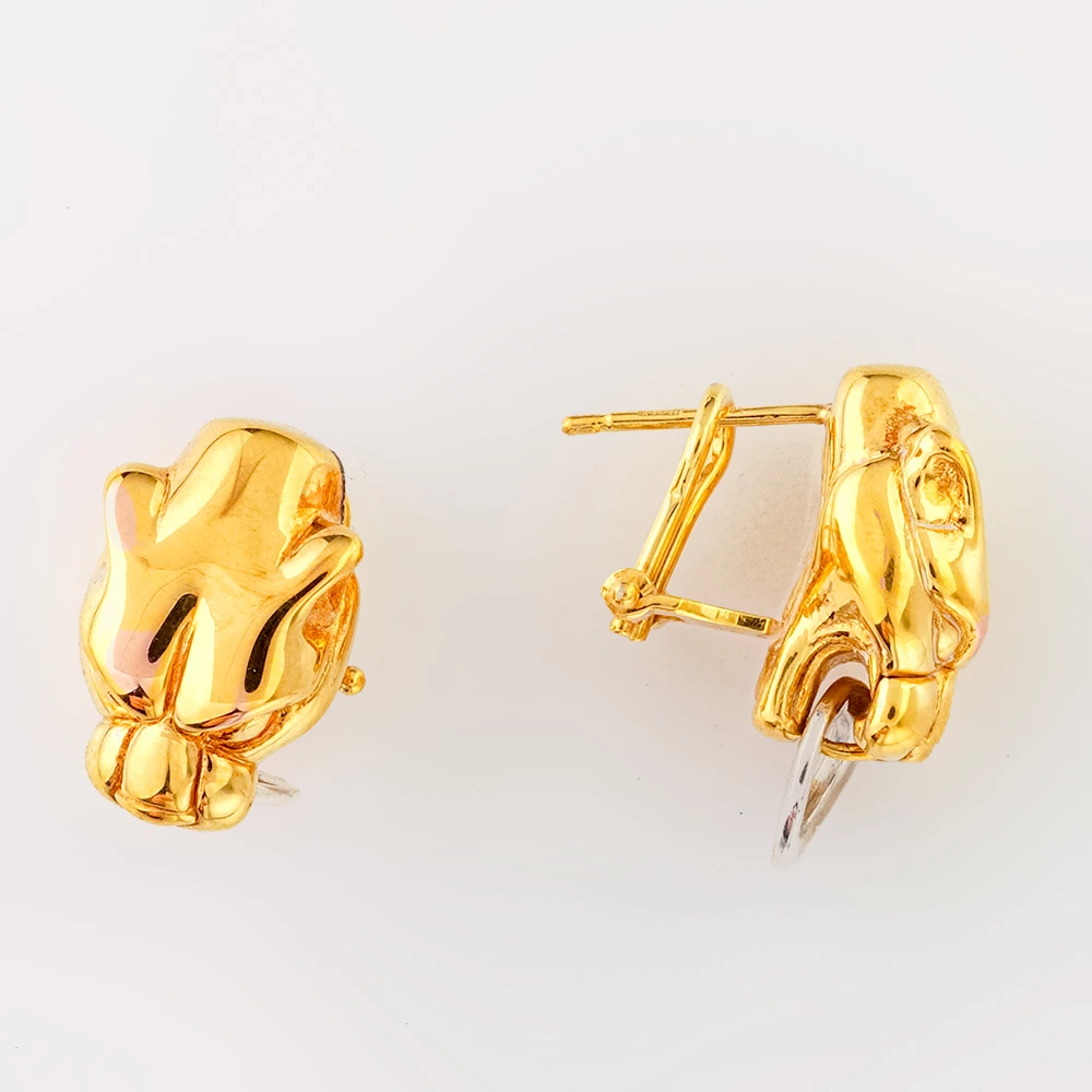 Серьги из желтого золота 585 пробы