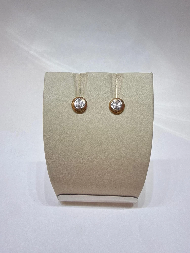 Серьги из красного золота 585 пробы