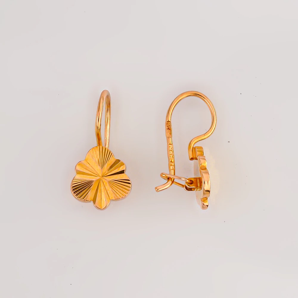 Серьги из красного золота 583 пробы