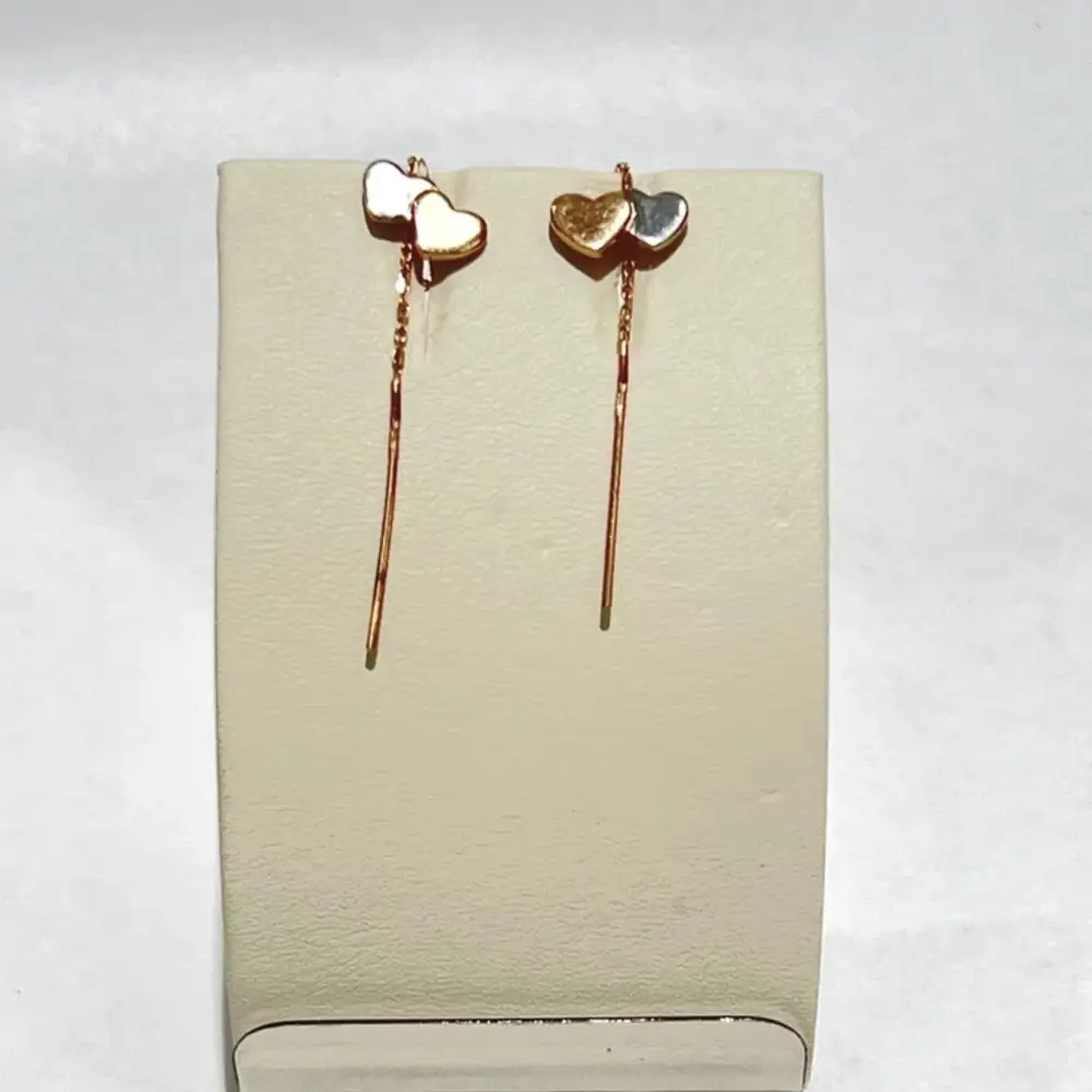 Серьги из красного золота 585 пробы