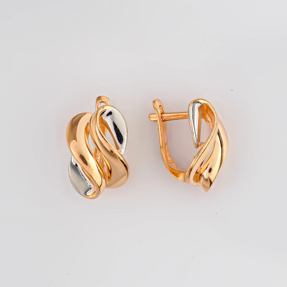 Серьги из красного золота 585 пробы