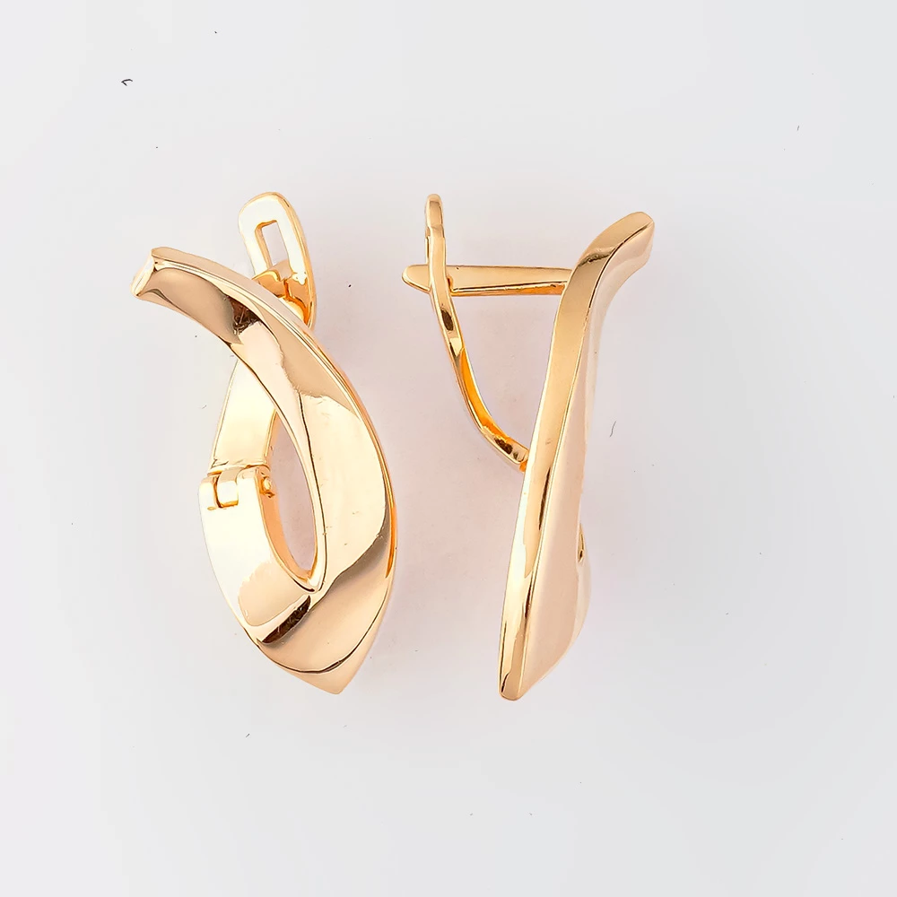 Серьги из красного золота 585 пробы