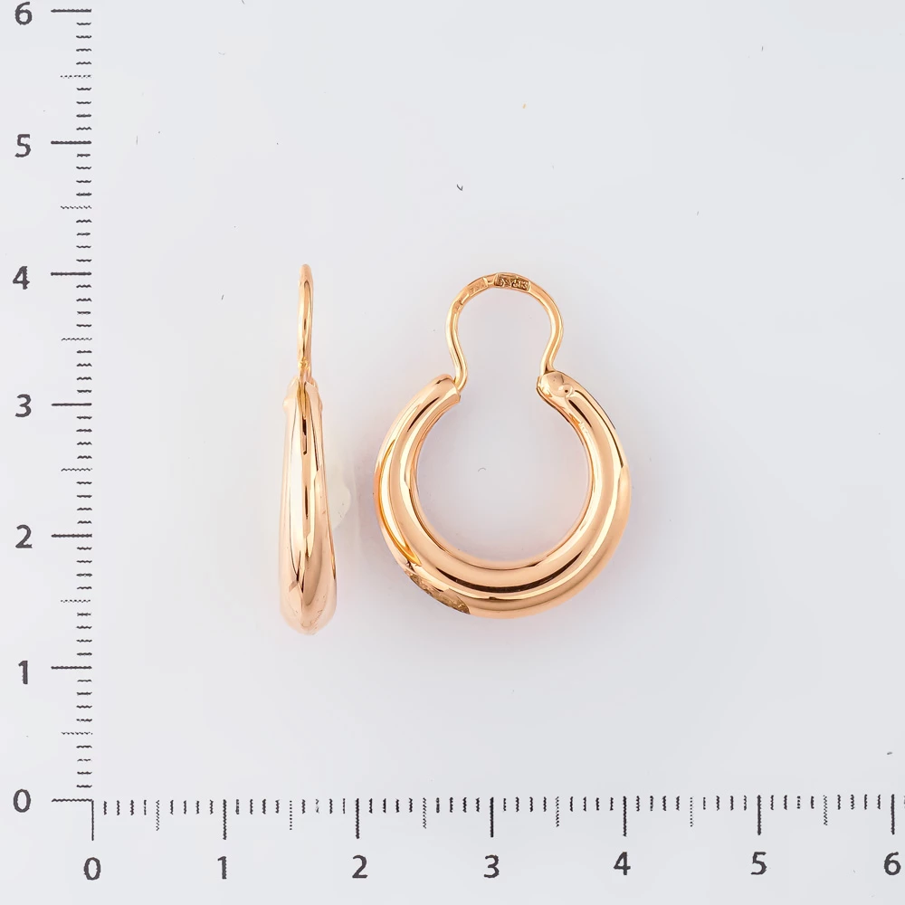 Серьги из красного золота 583 пробы