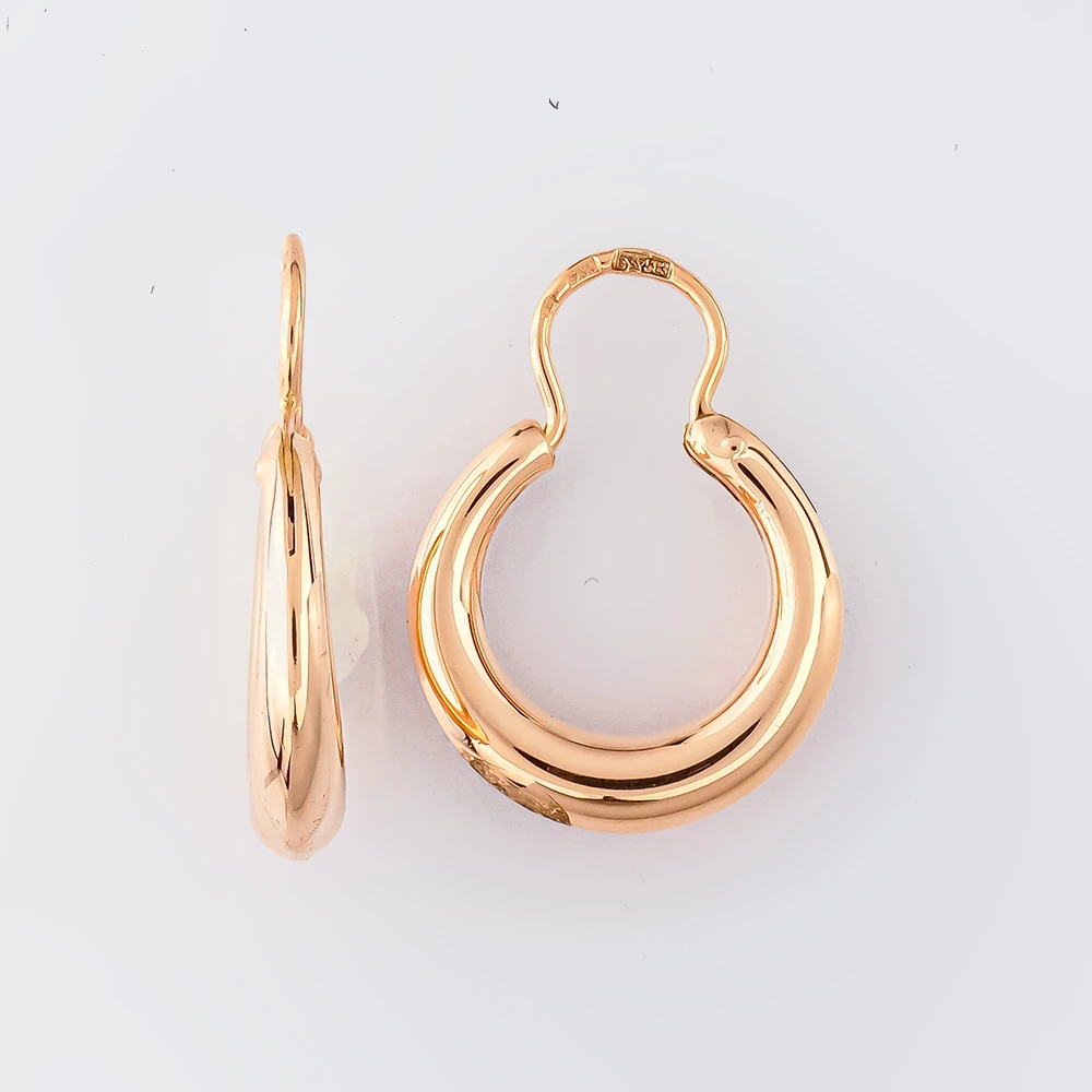 Серьги из красного золота 583 пробы
