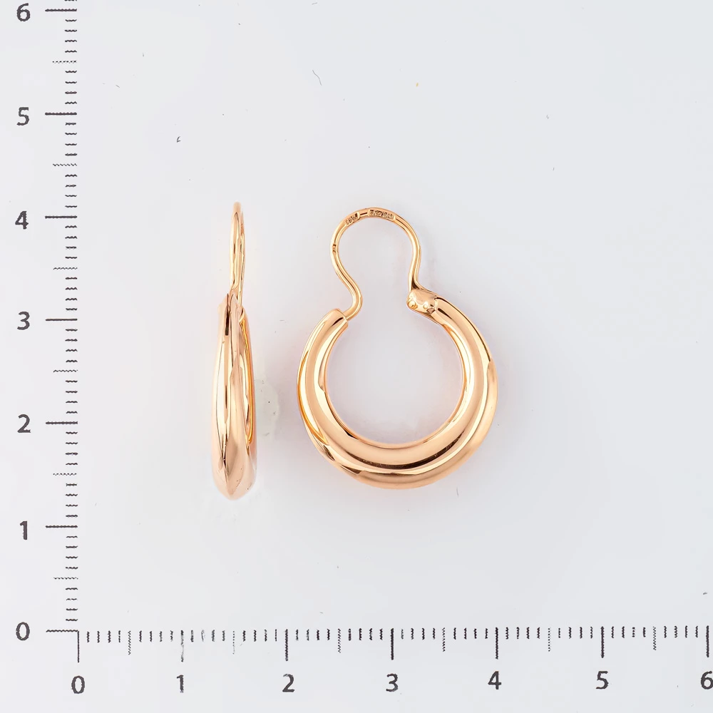 Серьги из красного золота 583 пробы