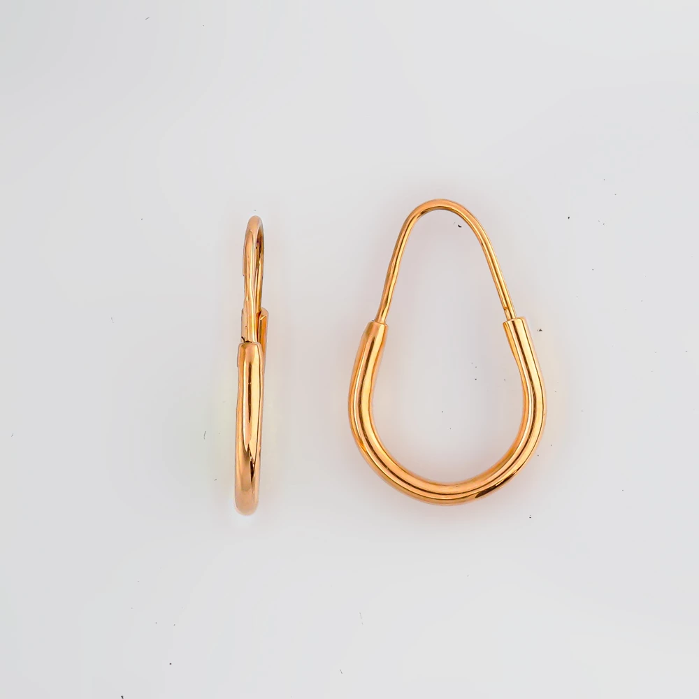 Серьги из красного золота 583 пробы