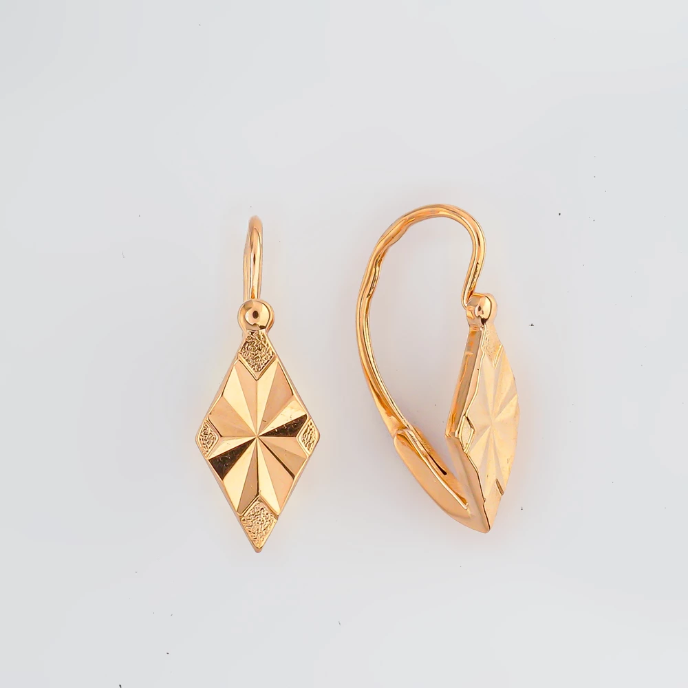 Серьги из красного золота 583 пробы