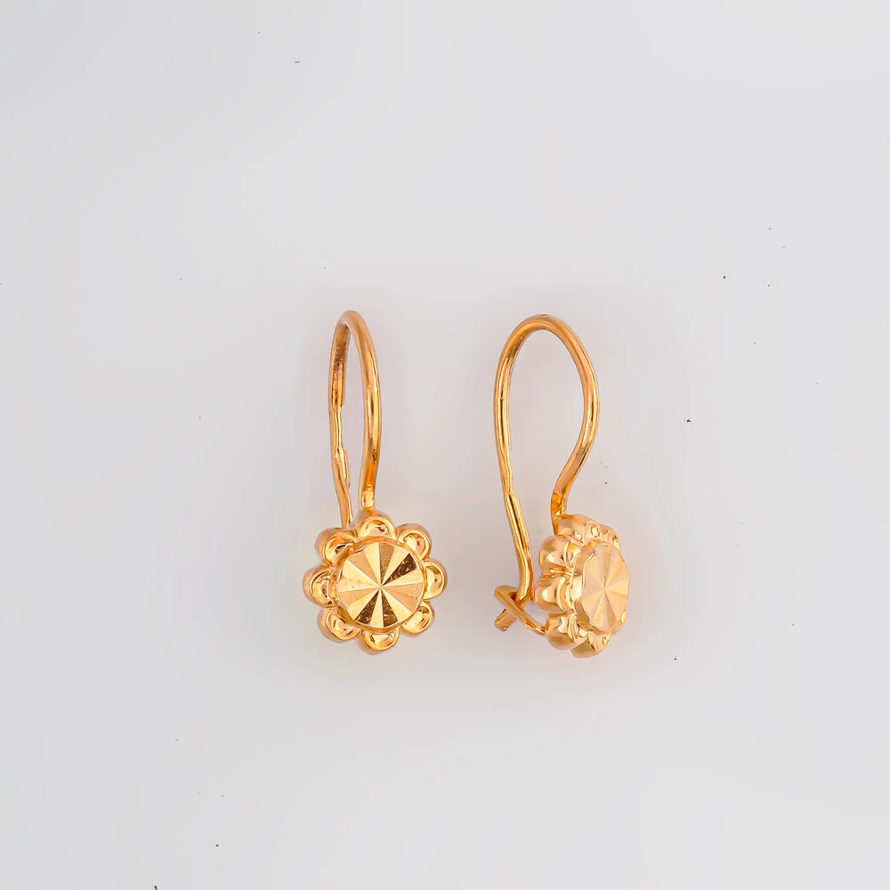 Серьги из красного золота 583 пробы