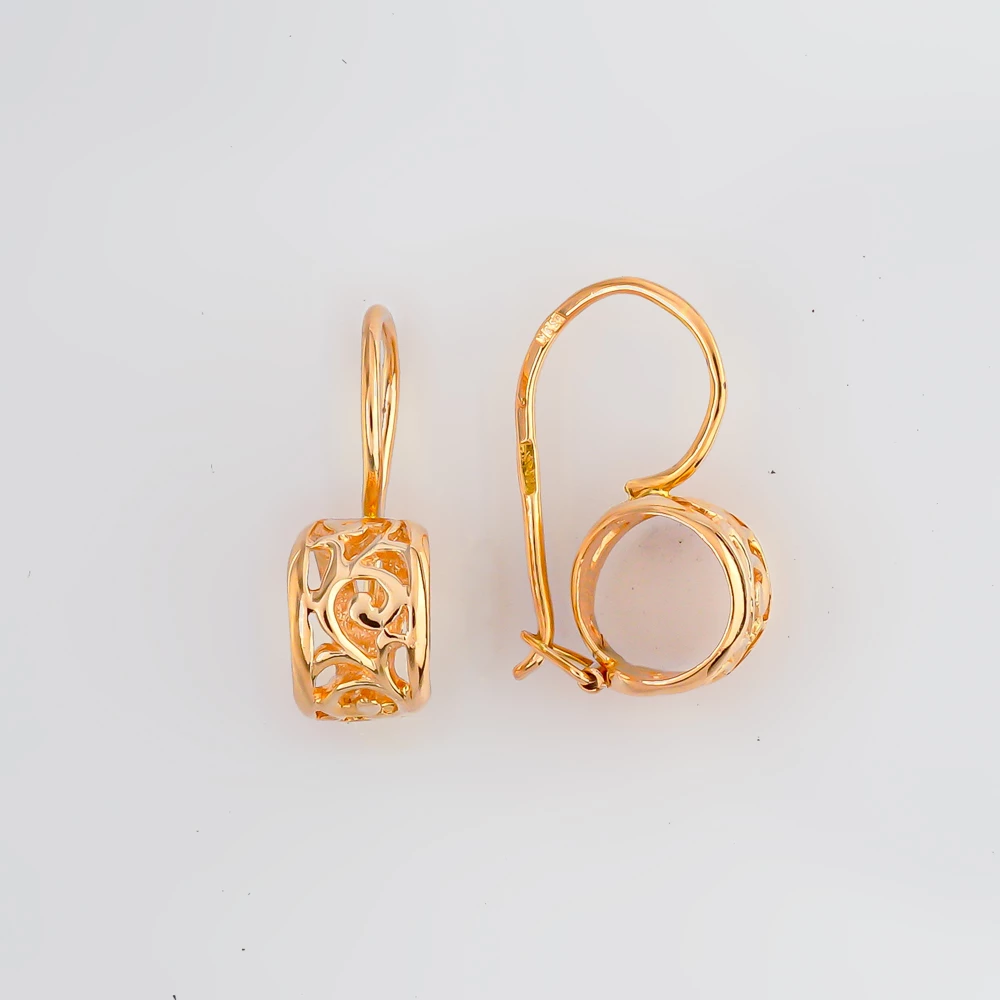 Серьги из красного золота 583 пробы