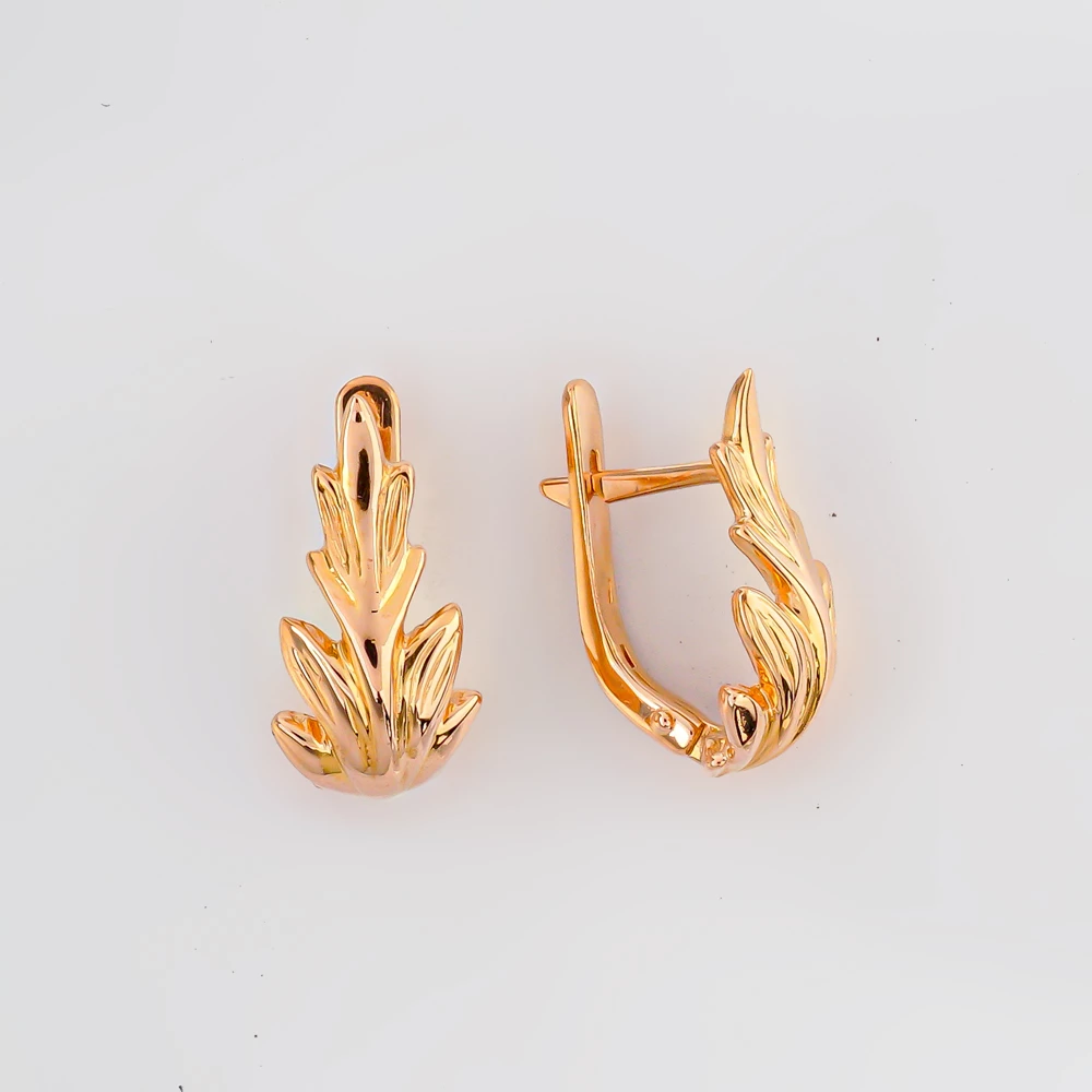 Серьги из красного золота 583 пробы