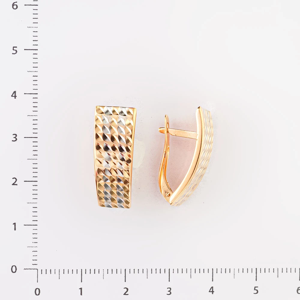 Серьги из красного золота 585 пробы