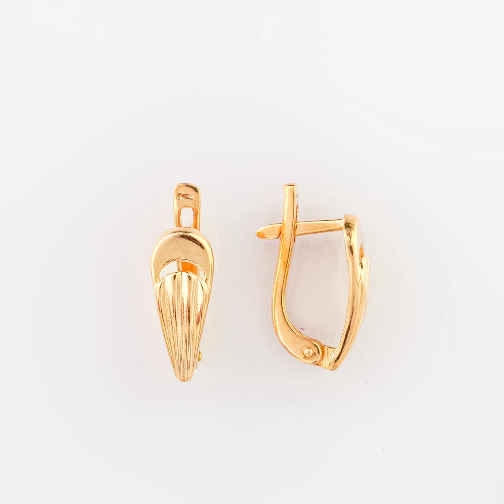 Серьги из красного золота 585 пробы