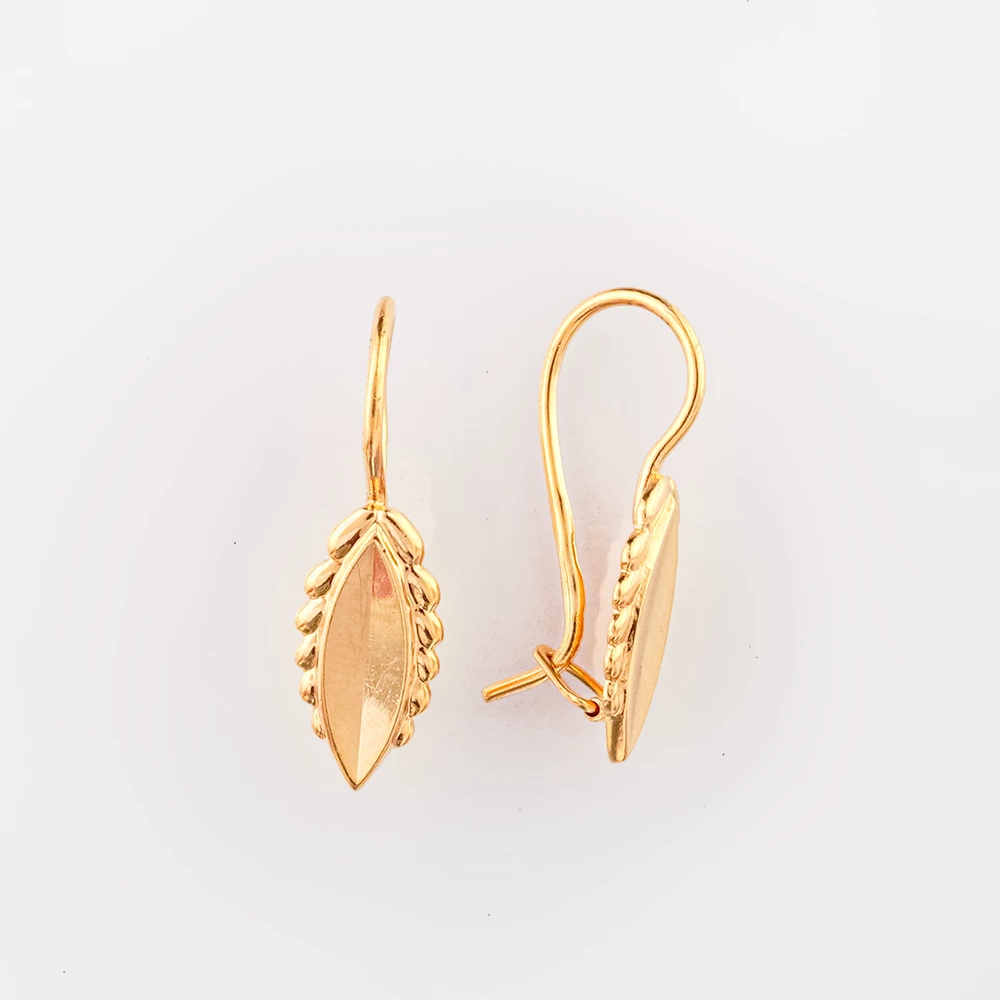 Серьги из красного золота 583 пробы