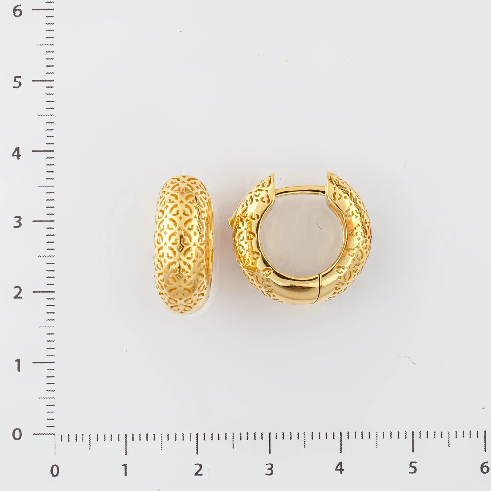 Серьги из желтого золота 585 пробы