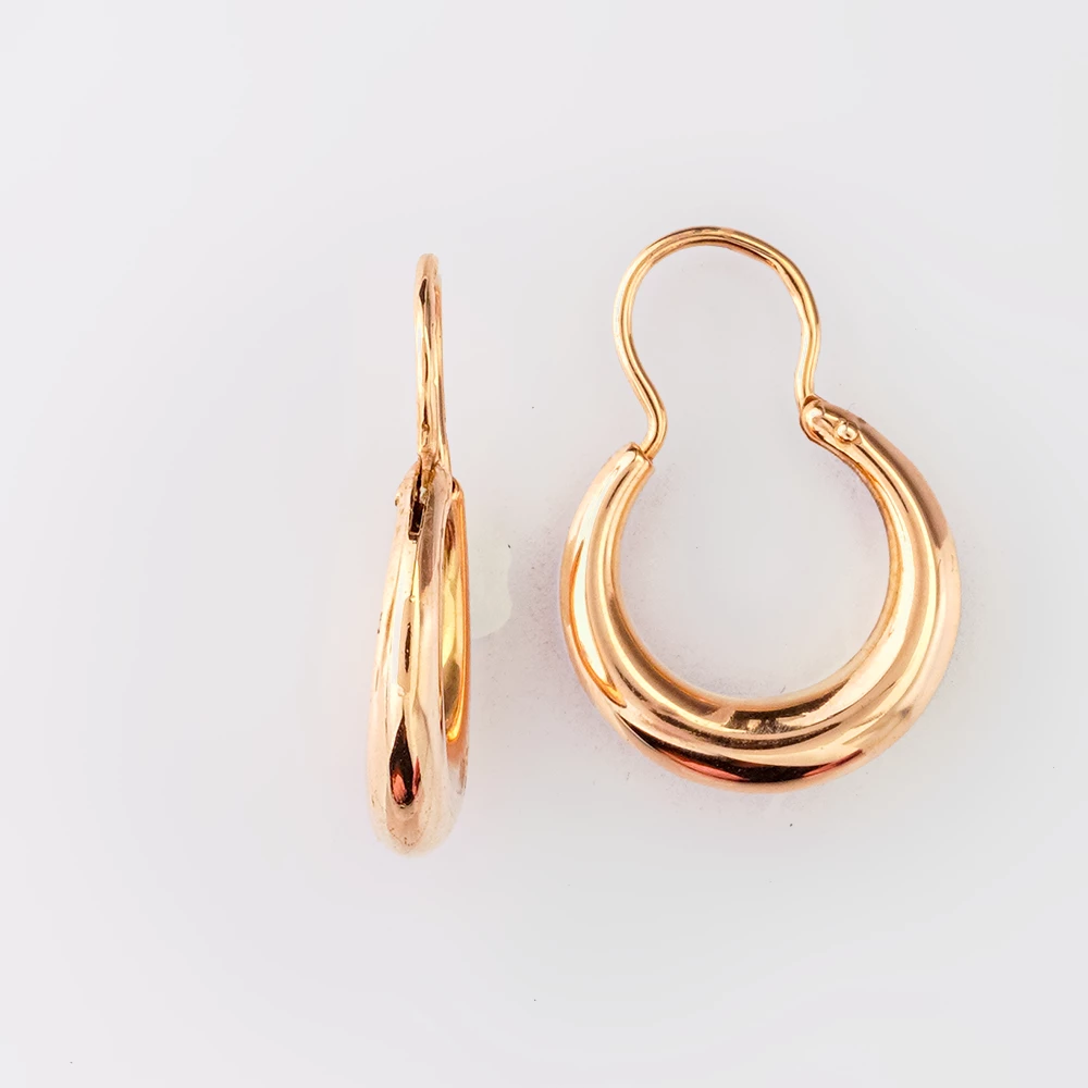 Серьги из красного золота 583 пробы