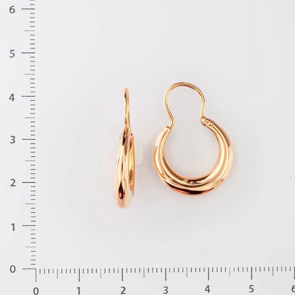 Серьги из красного золота 583 пробы