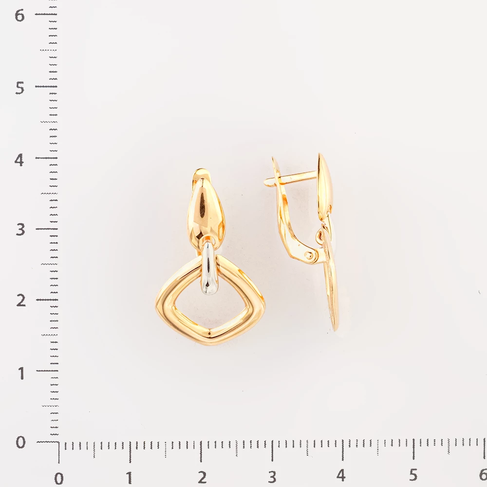 Серьги из красного золота 585 пробы