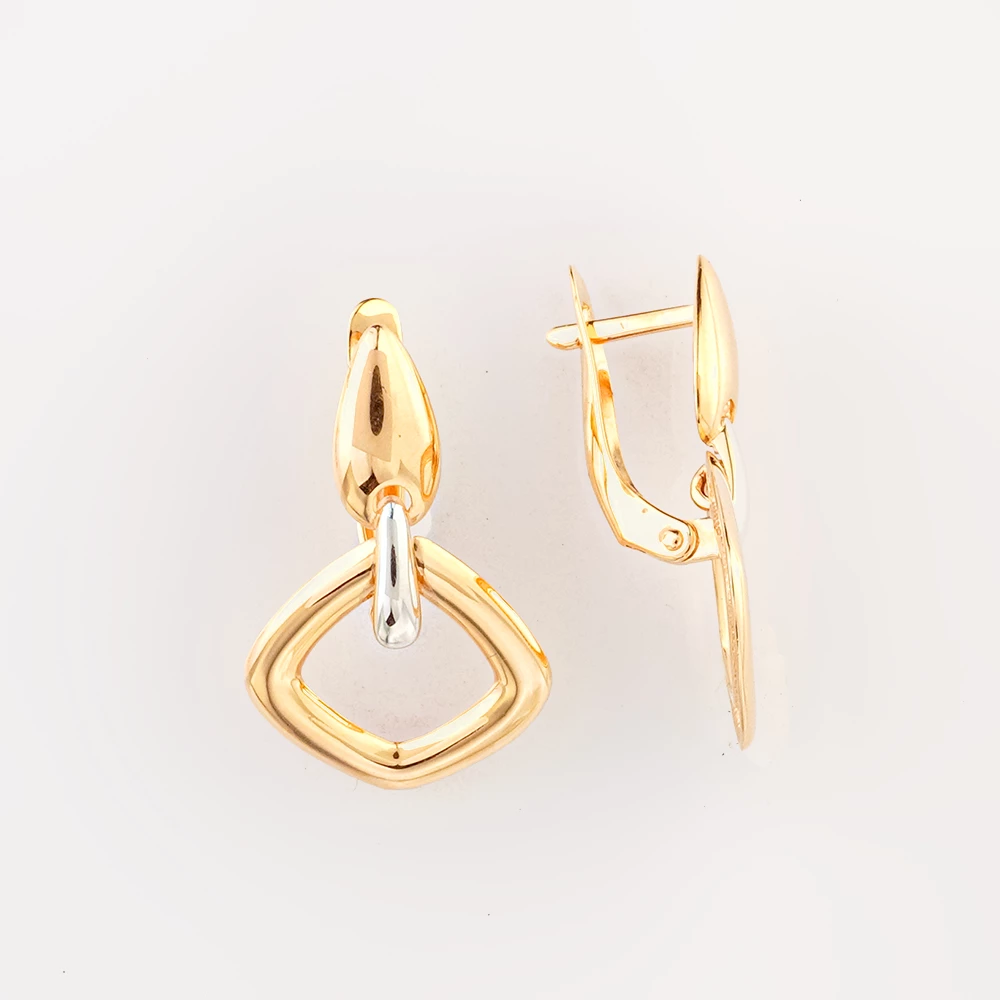 Серьги из красного золота 585 пробы