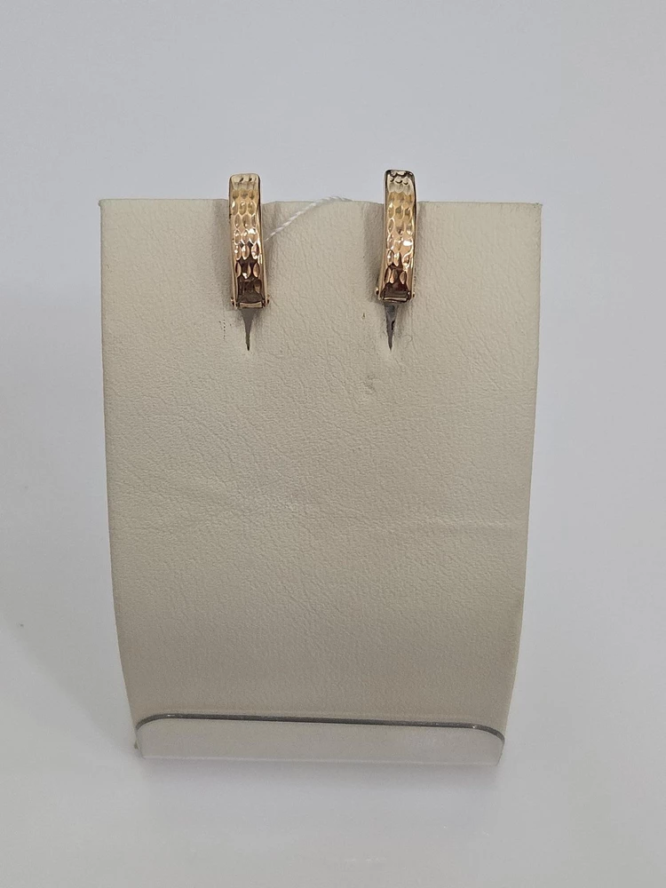 Серьги из красного золота 375 пробы