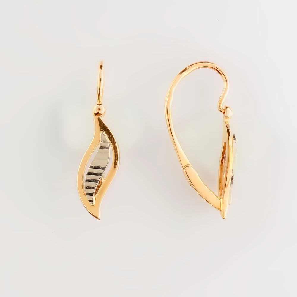 Серьги из красного золота 583 пробы