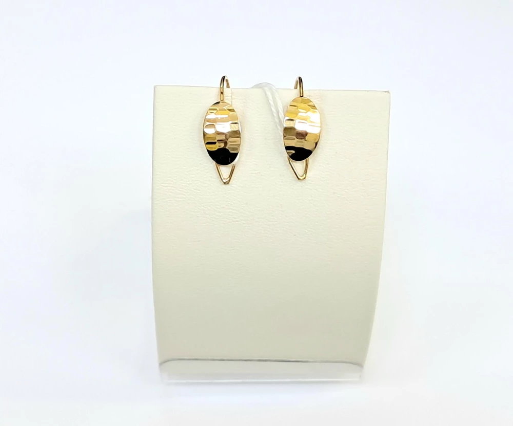 Серьги из желтого золота 585 пробы
