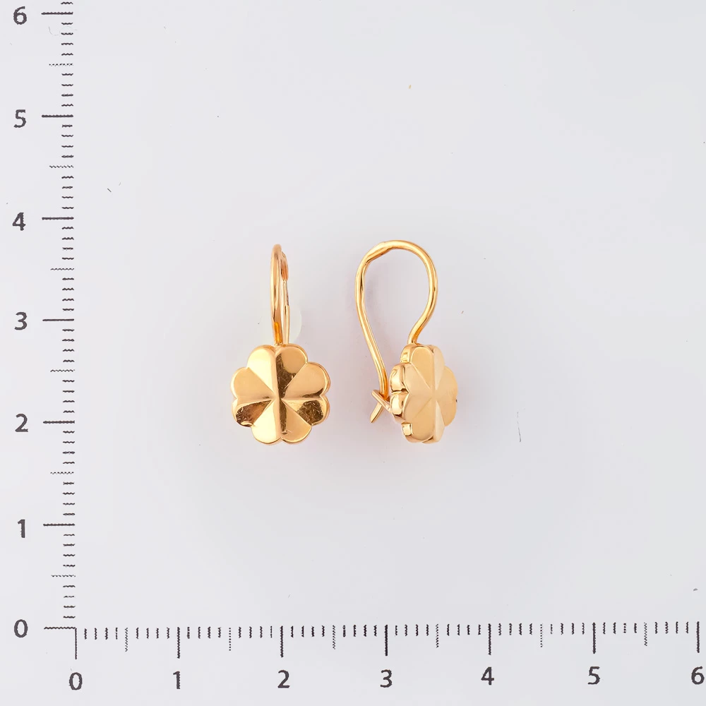 Серьги из красного золота 583 пробы