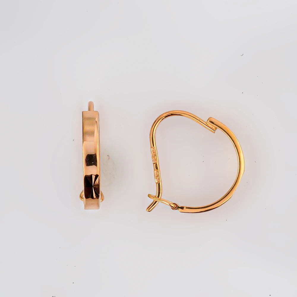 Серьги из красного золота 585 пробы