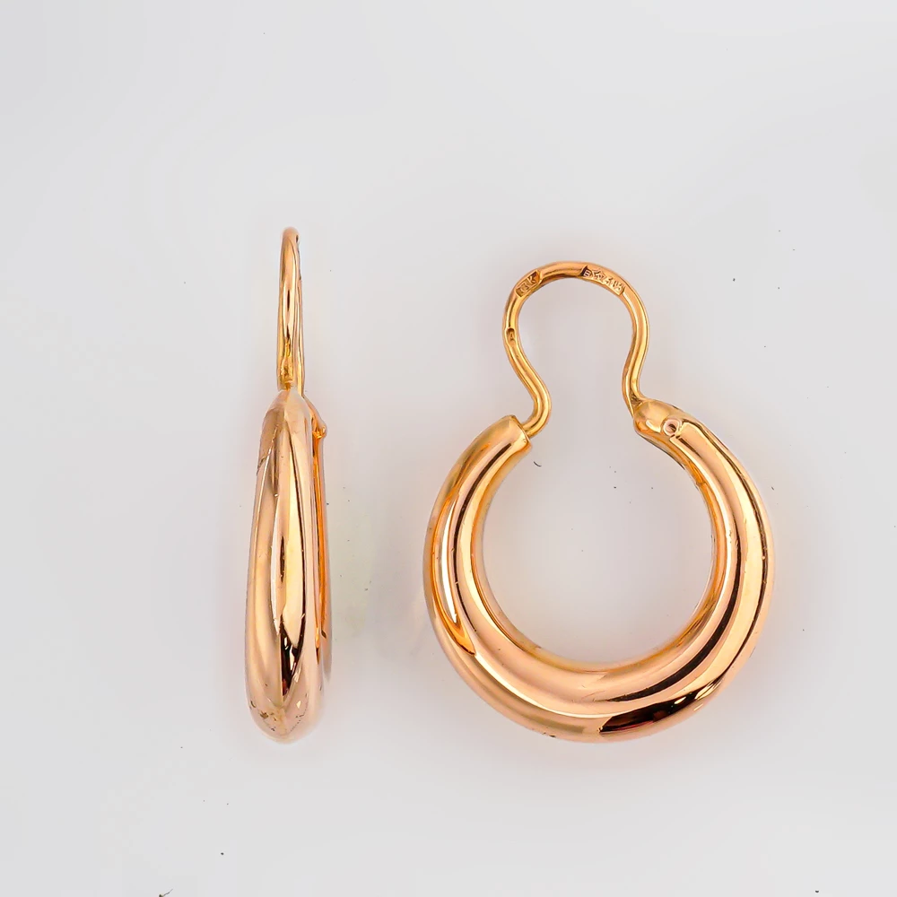 Серьги из красного золота 583 пробы
