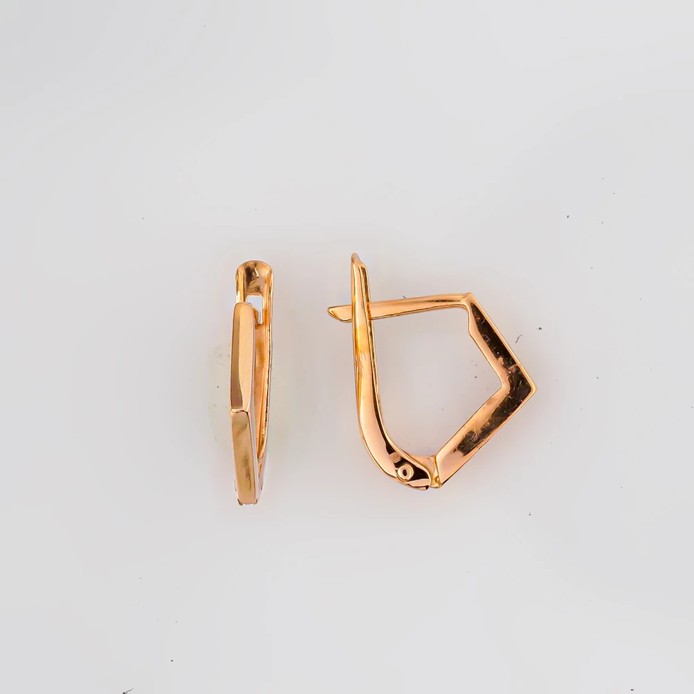 Серьги из красного золота 585 пробы