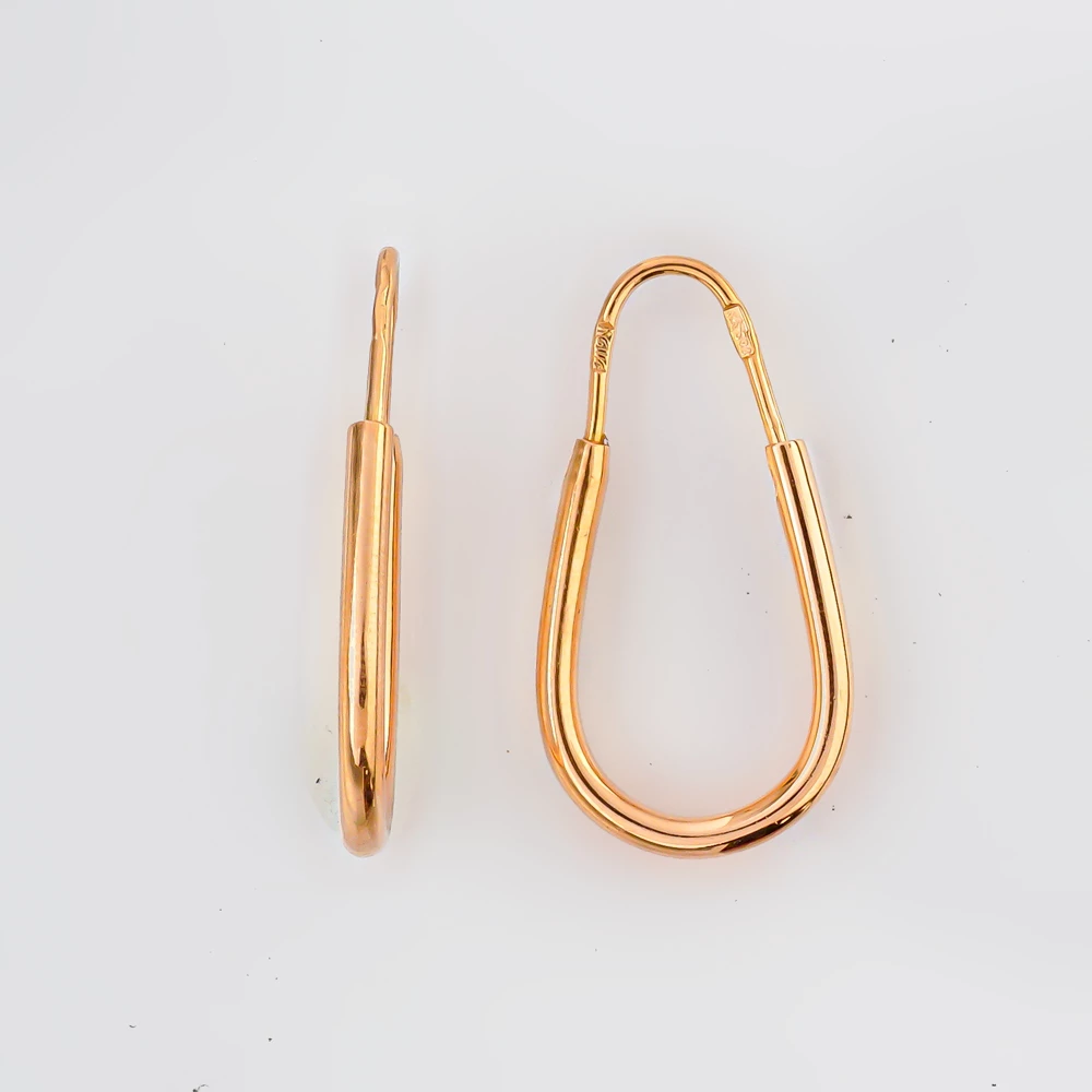 Серьги из красного золота 583 пробы