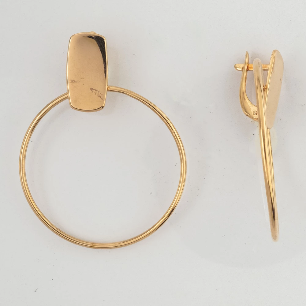 Серьги из красного золота 585 пробы
