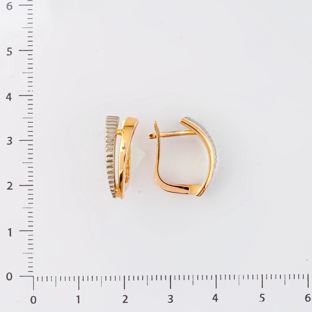 Серьги из красного золота 583 пробы