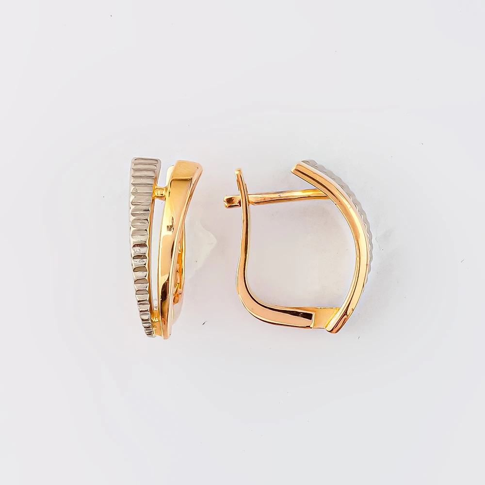 Серьги из красного золота 583 пробы