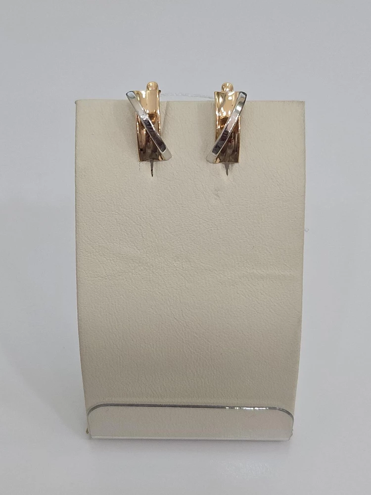 Серьги из красного золота 585 пробы