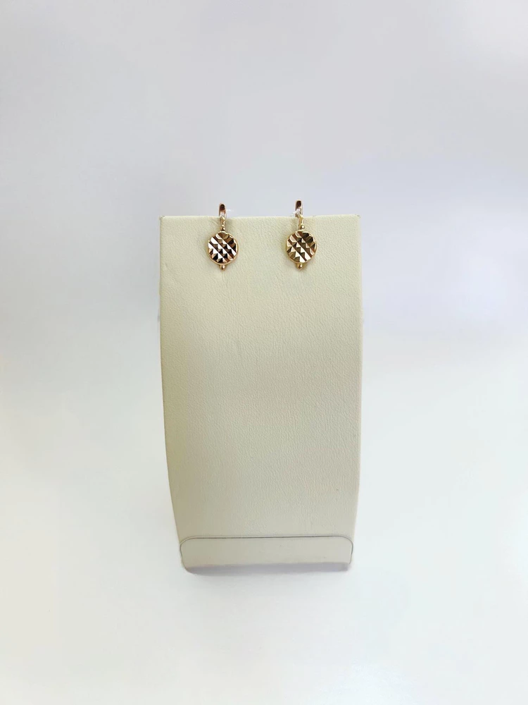 Серьги из красного золота 583 пробы