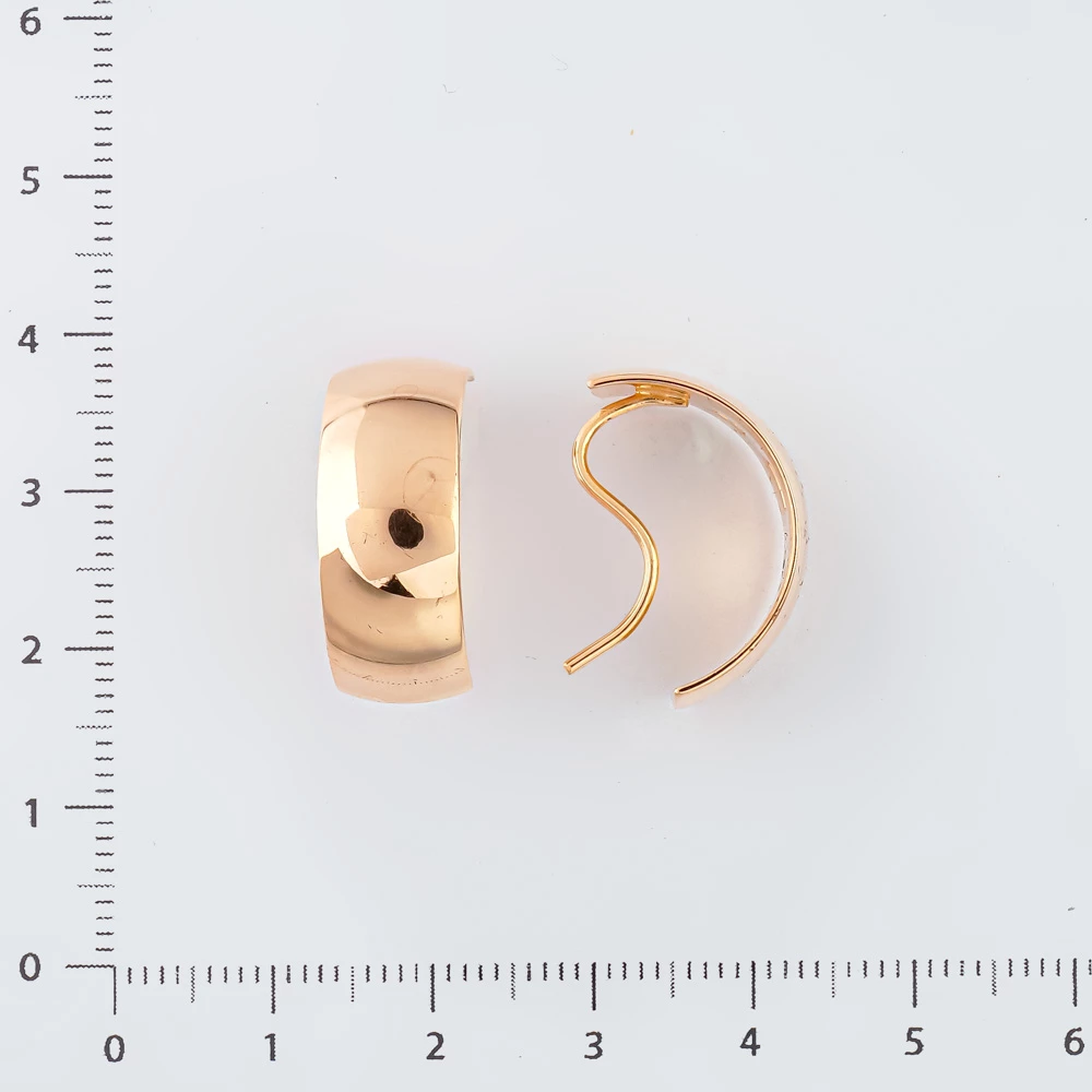 Серьги из красного золота 583 пробы