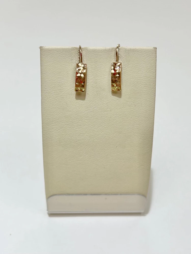 Серьги из красного золота 585 пробы