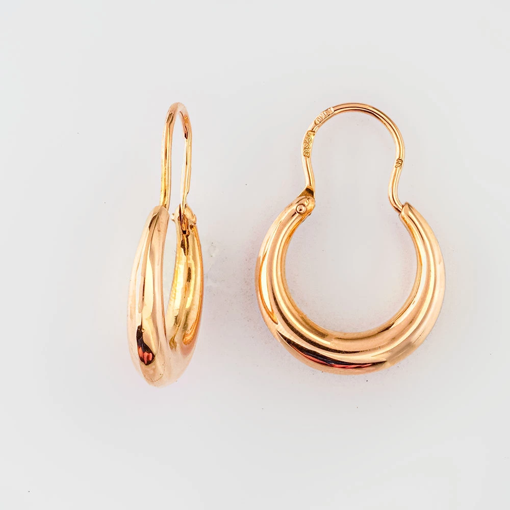 Серьги из красного золота 583 пробы