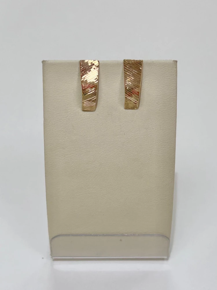 Серьги из красного золота 375 пробы