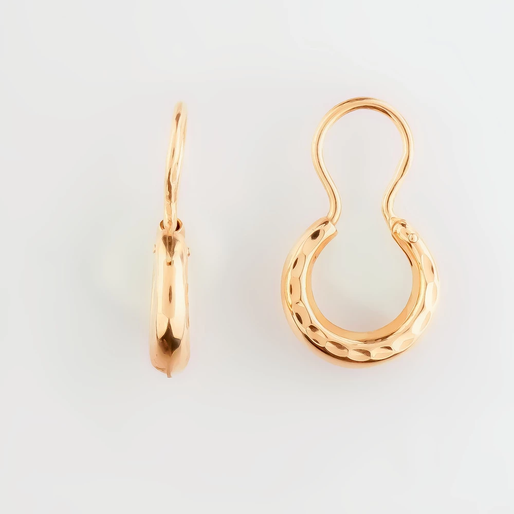 Серьги из красного золота 585 пробы