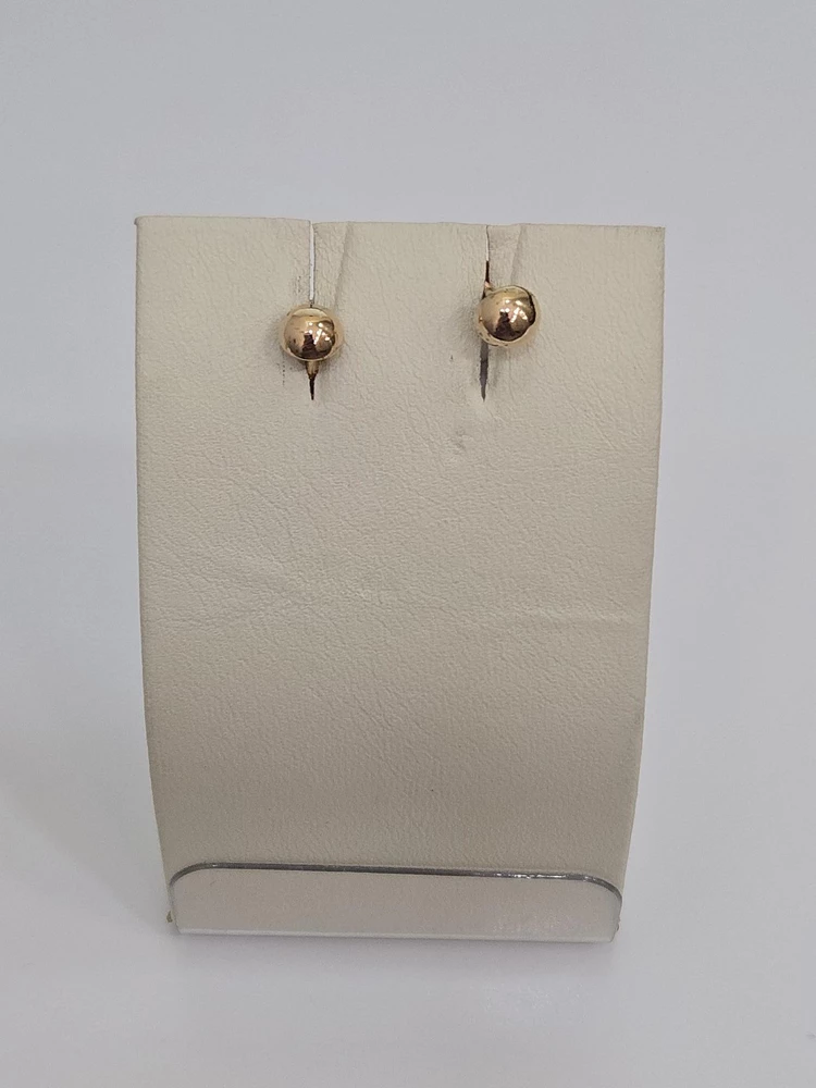 Серьги из красного золота 585 пробы