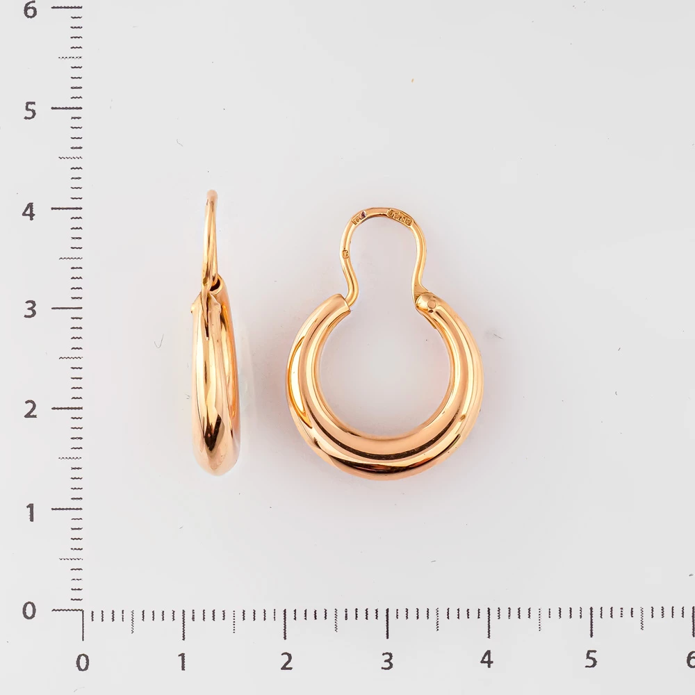 Серьги из красного золота 583 пробы
