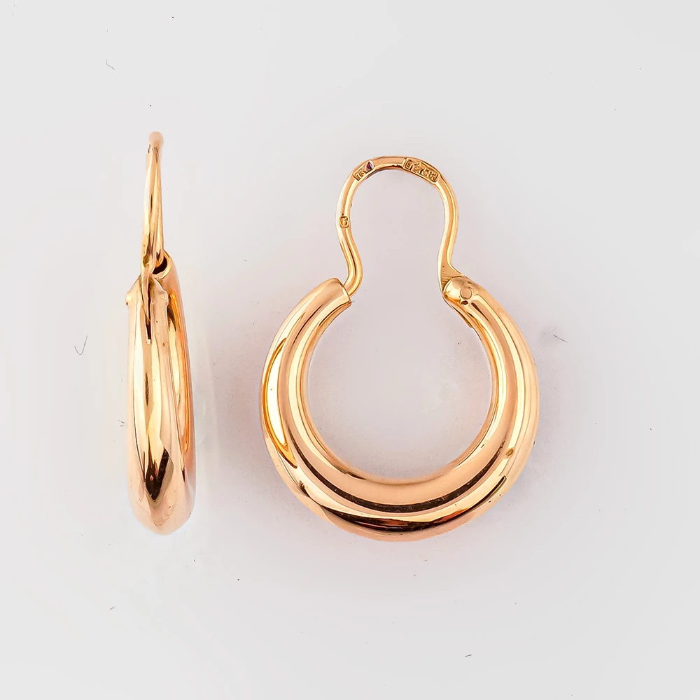 Серьги из красного золота 583 пробы